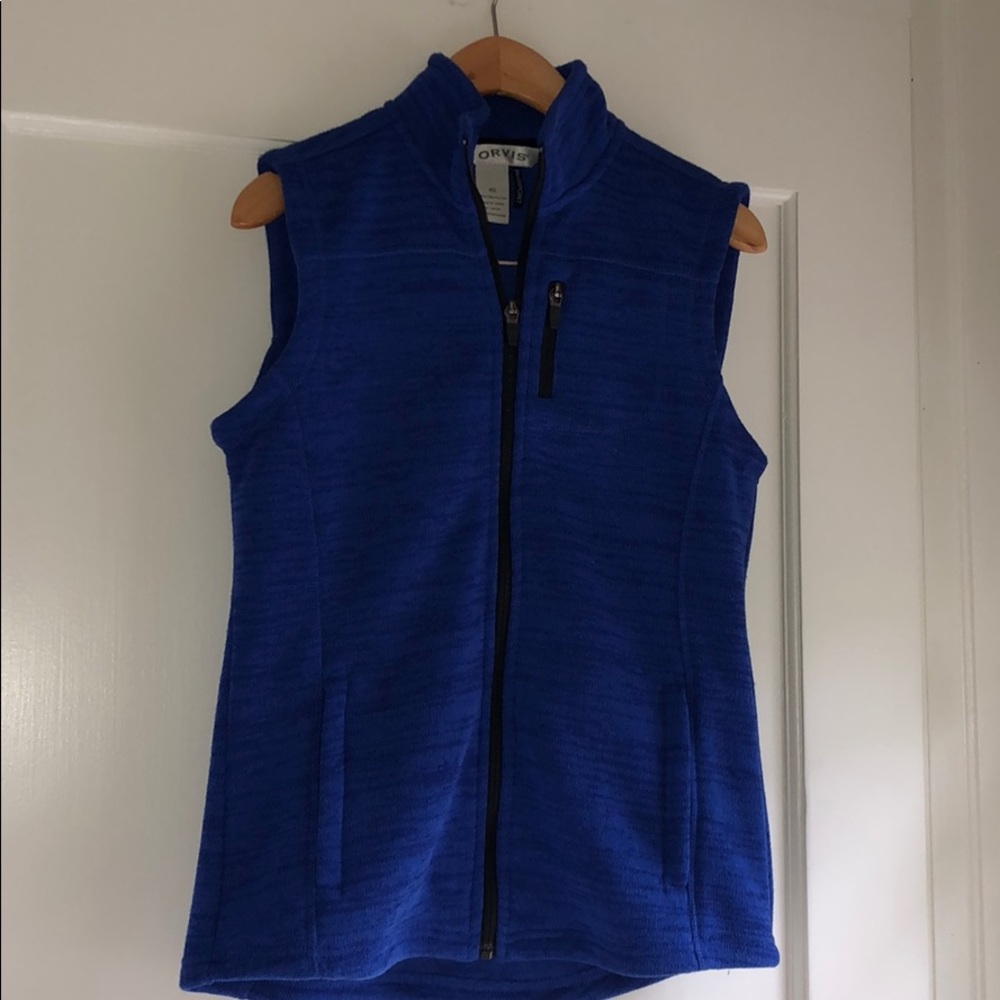 Orvis blue vest